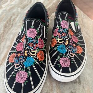 Vans OTW classic slip-on Dia De Los Muertos’ Glow in the Dark Size 7